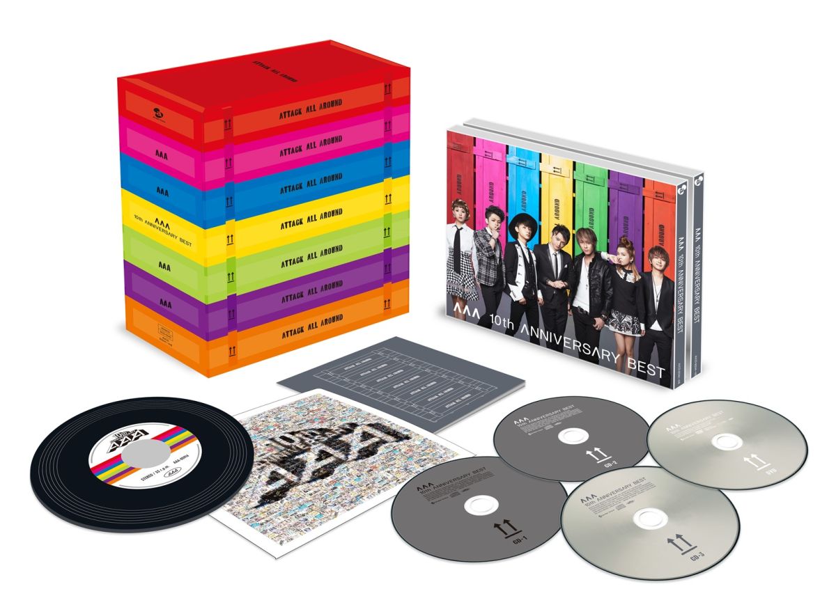 AAA 10th ANNIVERSARY BEST［3CD+DVD+オリジナルミラー］＜初回生産限定盤＞AVCD-93244 ベストアルバム【キャンセル不可】【新品未開封】【日本国内正規品】