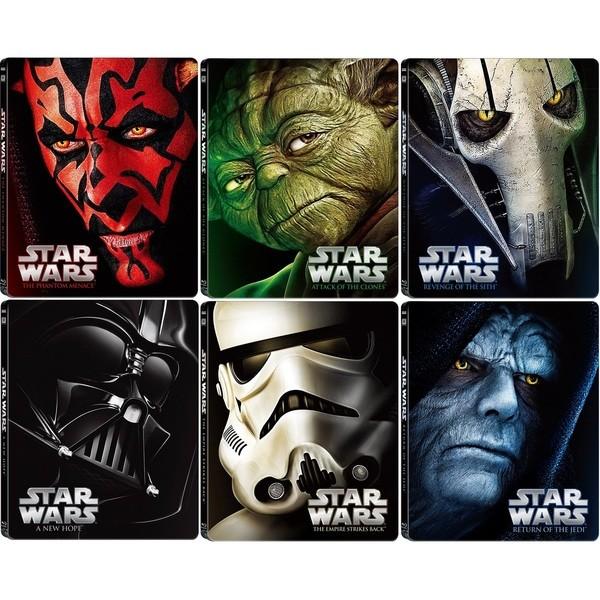 [Blu-ray] スター・ウォーズ サーガ エピソード1〜6 スチールブック ブルーレイセット（ I〜VI）6本セット【キャンセル不可】【新品未開封】【日本国内正規品】
